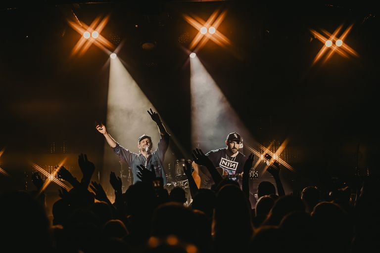 The Rubens performing live at The Gov in Adelaide